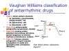 항부정맥제 (antiarrhythmic Agents), Vaughan-Williams, Class IA, B, C, II(bB ...